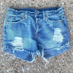 UO BDG Tomgirl Distressed Cutoff Jean Shorts 24